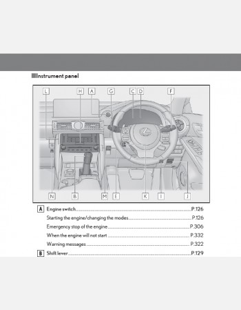 2020-2023 lexus is 300& 350 owners manual